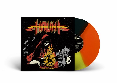 Haunt burst into - -, flames